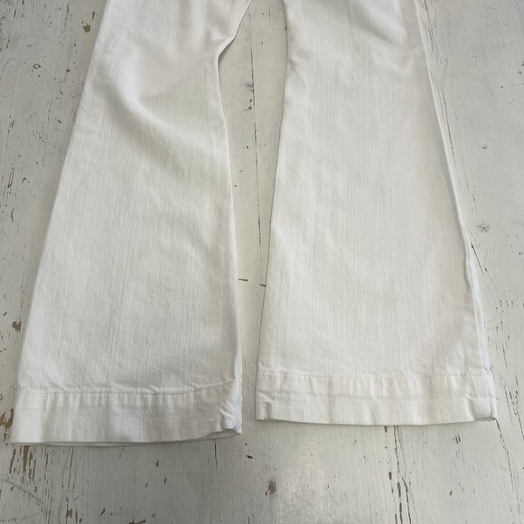 James Jeans White Jeans Bootcut Flare Dry Aged Denim Low Rise Western Coastal - Picture 5 of 13